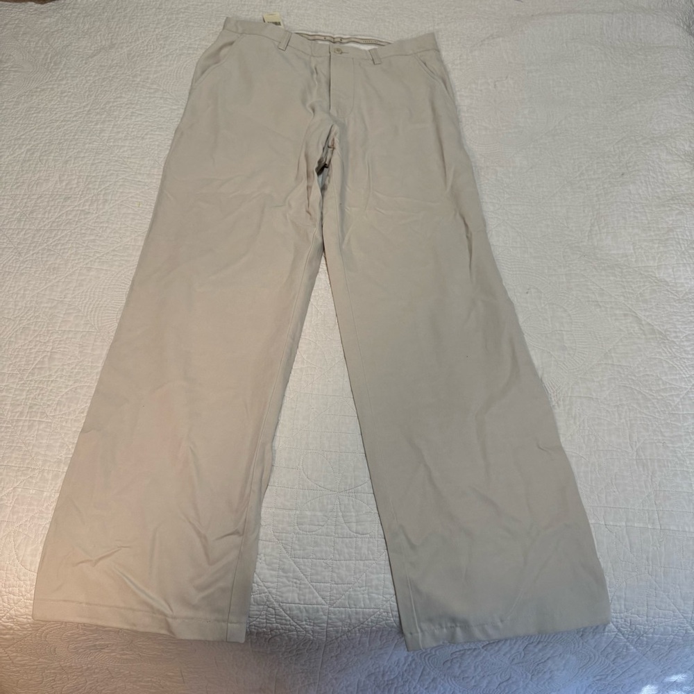 Saltaire Silk Golf Pants in Dune size 32/32
